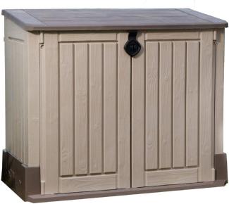 Keter Gartenbox-Aufbewahrungsbox Woodland 30 132 x 74 x 110 cm beige