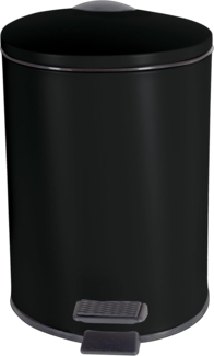 Treteimer Adelar - Schwarz matt 5 Liter