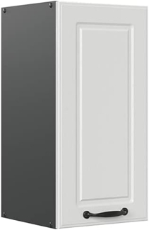 Vicco Hängeschrank R-Line, Weiß Landhaus/Anthrazit, 30 cm