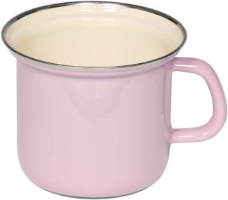 Riess Rosa Topf mit Chromrand 12