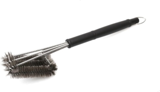 Primaster Grillbürste, Edelstahl Schwarz, 45 x 10 cm