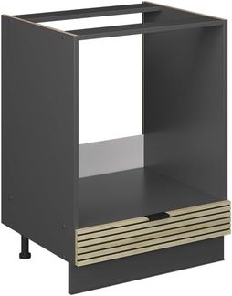 Herdumbauschrank Fame-Line Eiche Paneel 60 cm ohne Arbeitsplatte Vicco