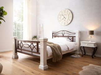 Bett Byzanz 140x200 weiß