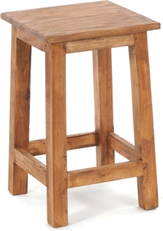 DESIGN DELIGHTS Hocker Sitzhocker MADERO, 48x30cm(HxB) Altholz Holzhocker, massivholz Hocker