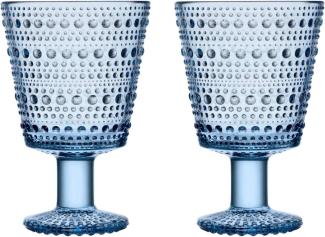 Iittala Kastehelmi Universalglass - 26 cl - Aqua - 2 Stück 1051134