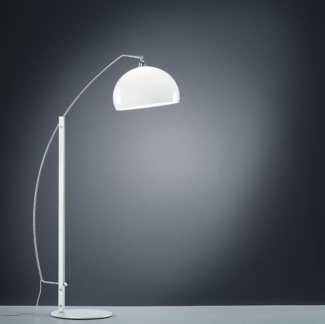 Helestra DORO Stehleuchte mattweiß - chrom 17/1240.84/5045