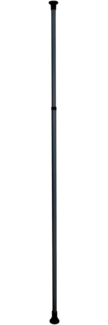 WENKO Klemmstange Herkules, Ø 7,5 mm, ausziehbar, geklemmt, Kunststoff, Metall, verstellbar bis 300 cm