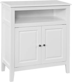 SoBuy® FRG204-W Badkommode Badschrank Badmöbel Sideboard Flurschrank, weiß BHT ca: 69x80x33cm