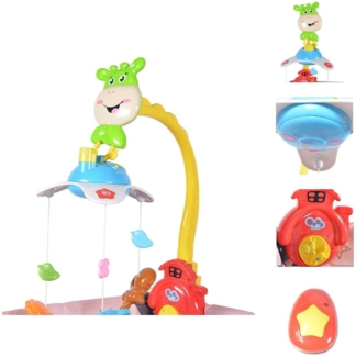 Moni Musikmobile 35601, drehbares Mobile, Spielzeug, Musik, Licht, Fernbedienung
