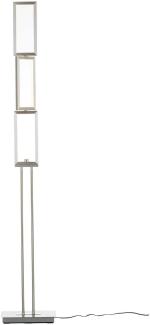 Standleuchte Tunar, LED Lampe, silber, 157 x 15 x 27 cm