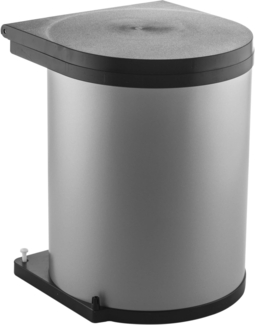 WESCO 010214-42 Abfalleimer 13 Liter RONDO 2 ab 40 cm Schrankbreite, edelstahl