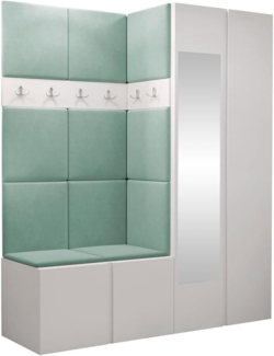 Garderoben-Set Monati XII, Weiß, Farbe: Manila 11