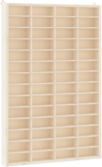 vidaXL Sammlervitrine aus Holz mit 56 Fächern 40 x 4,5 x 60 cm 4017380