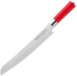 Friedrich Dick 'Red Spirit' Brotmesser, Stahl / Kunststoff rot, 26 cm