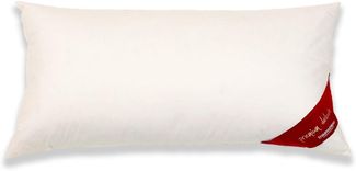 Traumschloss Daunenkissen Premium Deluxe, Füllung: 90% neue weiße canadische Gänsedaunen & 10% Federn, Bezug: 100% Mako-Baumwolle, Daunen und Federn aus artgerechter Tierhaltung