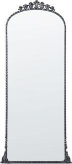 Wandspiegel LIVRY 51 cm 114 cm Metall Schwarz