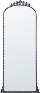Wandspiegel LIVRY 51 cm 114 cm Metall Schwarz