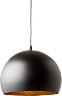 riess-ambiente Hängeleuchte BLACK GOLDEN BALL 30cm schwarz / gold, ohne Leuchtmittel, Wohnzimmer · Metall · Esszimmer · Küche