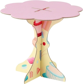 Zenker Mini-Cupcake-Ständer CANDY, Muffin-Halter aus festem Karton, kleine Törtchen oder Pralinen perfekt präsentieren (Farbe: bunt bedruckt), Menge: 1x6 Stück)