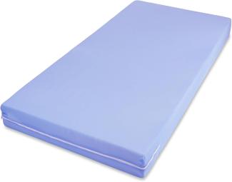 MSS Roll-Matratze, Easy Active, 90 x 200 x 11 cm, H3, Bezug Blau, Schaumstoff