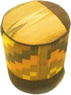 Sonderform,XS / 80 cm Ø Rund & kleiner,Mehrfarbig,Patchwork,Schurwolle,Afghanistan