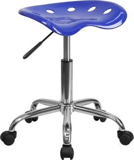 Flash Furniture Bürostuhl, Plastik, Nautical Blue, 38. 1x43. 18x65. 41 cm