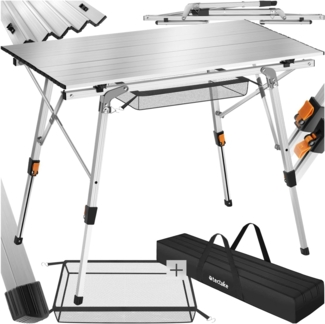 tectake Campingtisch Tina (1-St, 1 tlg), Stabiler Campingtisch mit praktischer Faltfunktion
