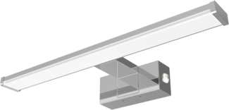 kalb LED Spiegelleuchte Spiegelleuchte Wandlampe, chrom, 500mm, mit integriertem Netzschalter, neutralweiß