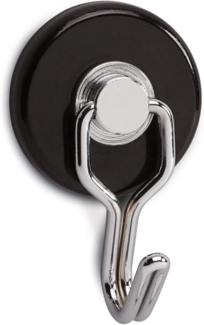 MAUL Magnete schwarz, Metall Ø 3,5x2,5 cm, 2 St.