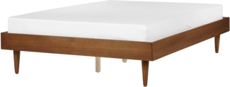 Bett mit Lattenrost TOUCY 140 x 200 cm Heller Holzfarbton