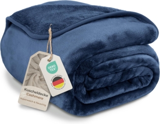 Wohndecke Cashmere-Feeling Kuscheldecke super weich & flauschig – Fleecedecke, Gräfenstayn, dicke & warme Sofadecke, Wohndecke & Tagesdecke - Überwurf Sofa, Couch