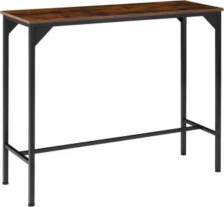 Esstisch Kerry 120 x 40 x 100,5 cm - Industrial dunkelbraun