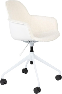 ALBERT KUIP OFFICE WHITE Bürostuhl mit Armlehne von ZUIVER
