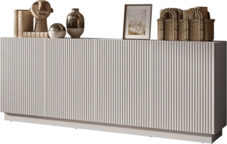 Kommode Liwerio 200 4D (Farbe: Cashmere)