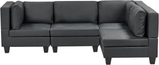 Ecksofa UNSTAD Schwarz