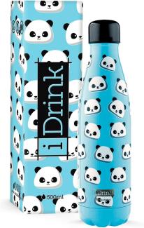 Thermosflasche Itotal Blau Pandaknochen Edelstahl (500 Ml)