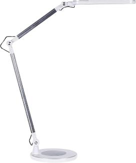 LED Schreibtischlampe GRUS mit Dimmer Metall Silber