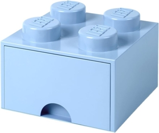 Lego 'Storage Brick 4' Aufbewahrungsbox hellblau mit 1 Schublade