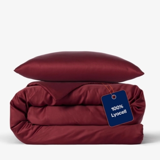 twenty:three® Bettwäsche Lyocell Bettwäsche Biking Red, Lyocell, Atmungsaktiv, Ultraweich, 100% TENCEL™ Lyocell, Nachhaltig