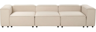 3-Sitzer Sofa Stoff beige ARDAL