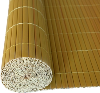 PVC Sichtschutzmatte Sichtschutzzaun Sichtschutz für Zaun Balkon Bambus 1,0x4 m