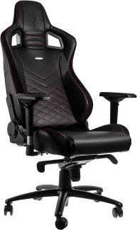 noblechairs Epic Gaming Stuhl - Bürostuhl - Schreibtischstuhl - PU-Kunstleder - Inklusive Kissen - Schwarz/Rot