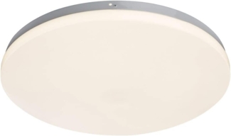 LED Deckenleuchte rund, Metall, Acryl, weiß 37 cm, JANA I