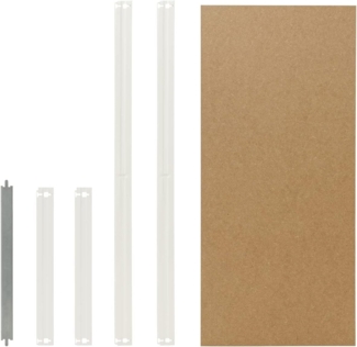 shelfplaza HOME 50x45 cm Fachboden-Set in weiß für HOME Schwerlastregale mit 175 kg Traglast pro Boden