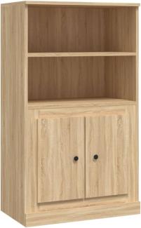 Highboard Sonoma-Eiche 60x35,5x103,5 cm Holzwerkstoff