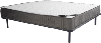 Vente-unique - Set aus Bettgestell mit Lattenrahmen + Schaumstoffmatratze - 180 x 200 cm - 11-Zonen-Memory-Schaum-Auflage - Stärke 22 cm - DANEVO von YSMÉE
