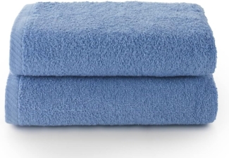 Top Towel - Plus - Große Badetücher - Badezimmerhandtücher - 2 Hand- oder Waschbeckenhandtücher - 50x100 cm - 100 % Baumwolle - Lavendel