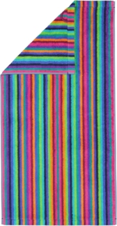 Cawö Waschhandschuh Waschhandschuh "Lifestyle Streifen" im 2er-Pack, Frottier (2-St), Walk-Frottier Streifen