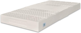 Marcapiuma - Einzelmatratze Sevenlife 18 Latexmatratze 100x220 cm Höhe 18 cm H2 Mittel/Weich Orthopädische Ergonomische Latex Matratze waschbar Gegen Milbe Aloe Vera Bezug EuroLatex Made in Italy