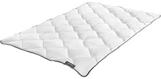 Badenia Trendline Steppbett Micro Mono weiß 155 x 220 cm Bettdecke Schladecke